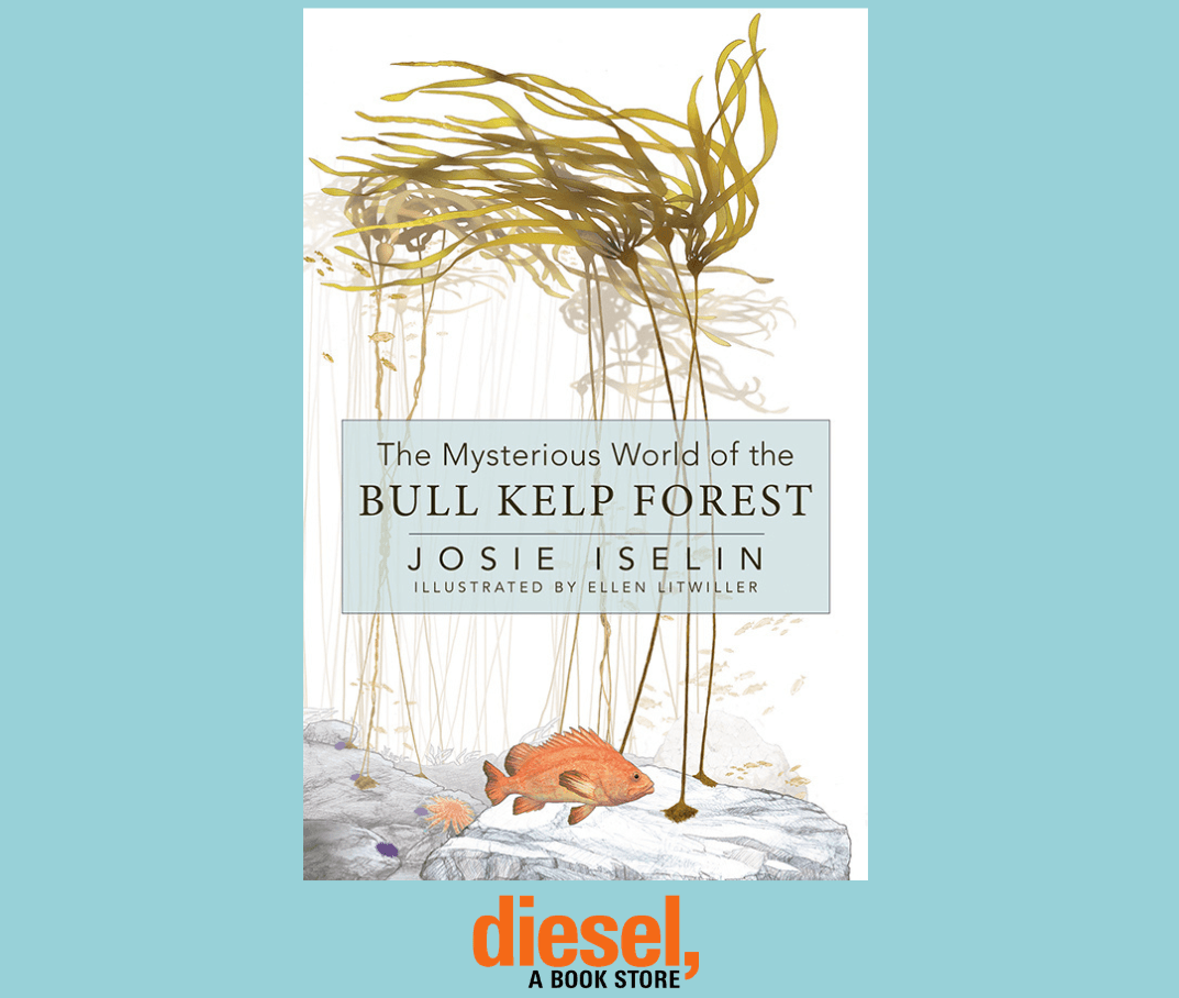 book displaying bull kelp and diesel logo
