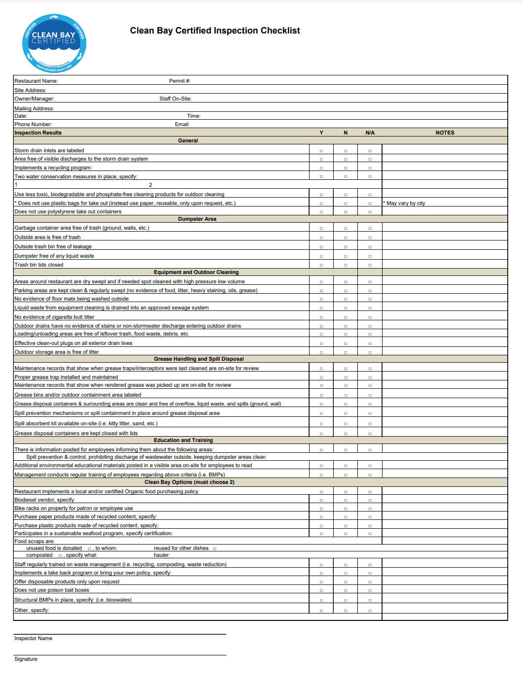 checklist