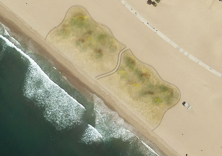 santa-monica-beach-restoration-pilot-project - Aerial-View-Site